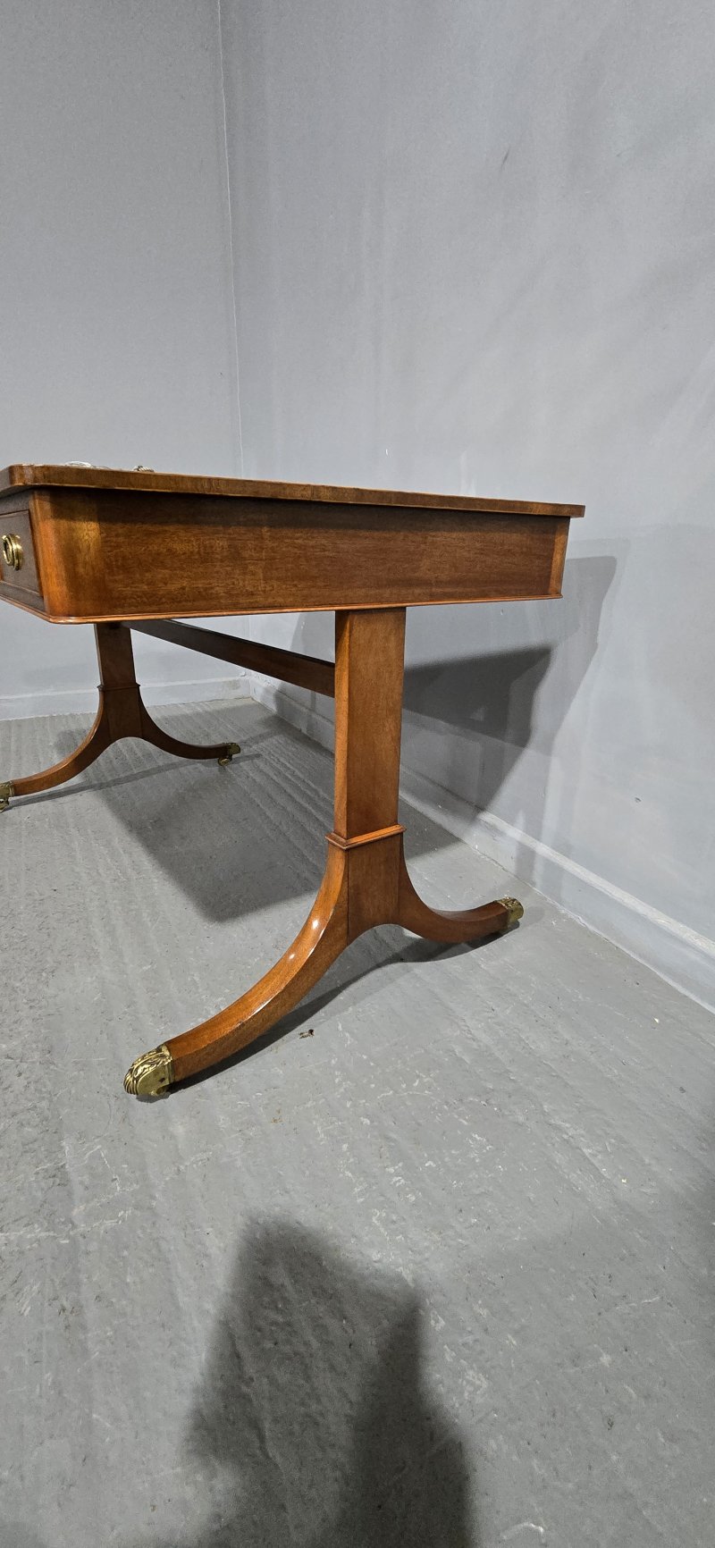 Fine Mahogany Library Writing Table