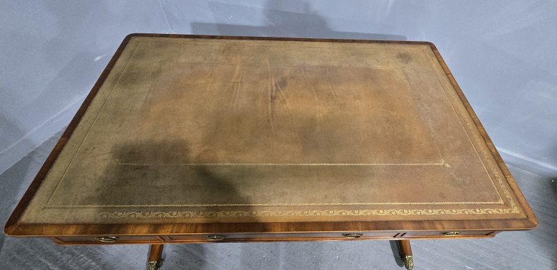 Fine Mahogany Library Writing Table