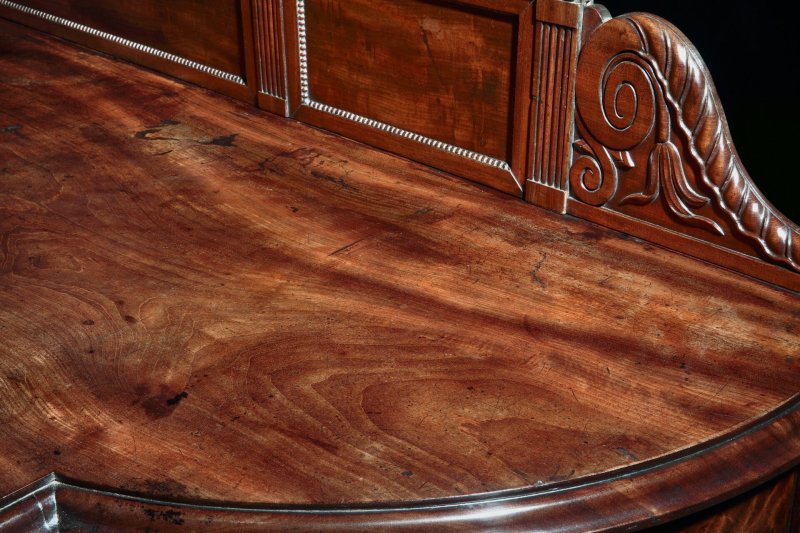 George IV Mahogany Serving Table by Gillington of Dublin