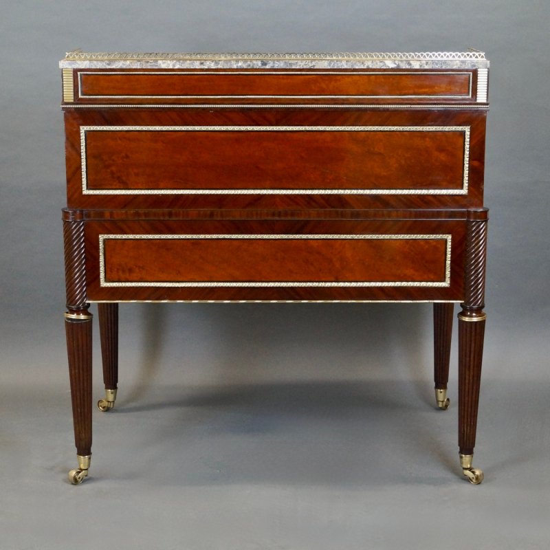 A Superb Cylinder Desk In The Manner Of John Mclean