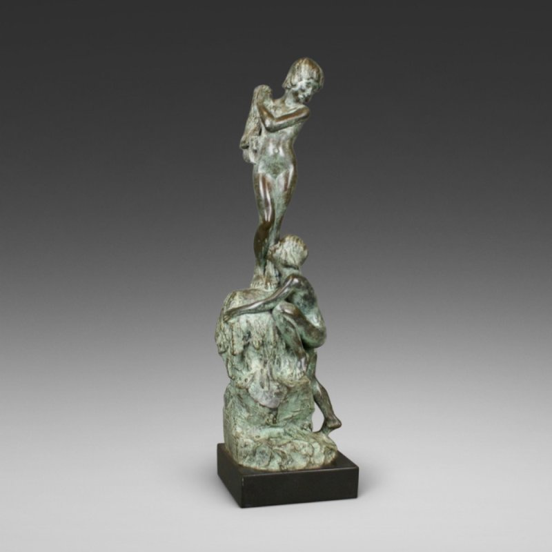 A Bronze Statue By Elizabeth Anna Clapp