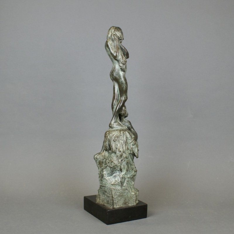 A Bronze Statue By Elizabeth Anna Clapp