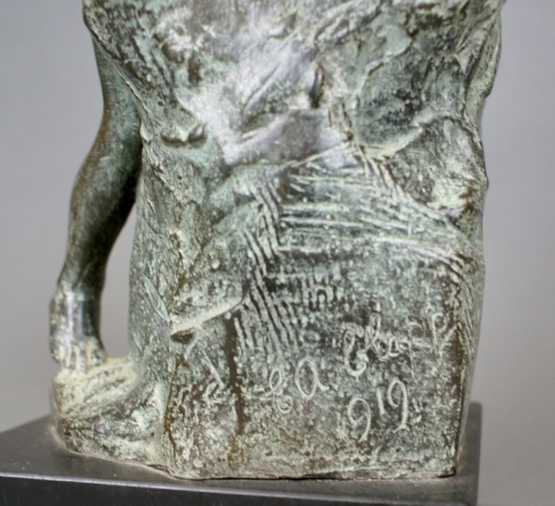 A Bronze Statue By Elizabeth Anna Clapp