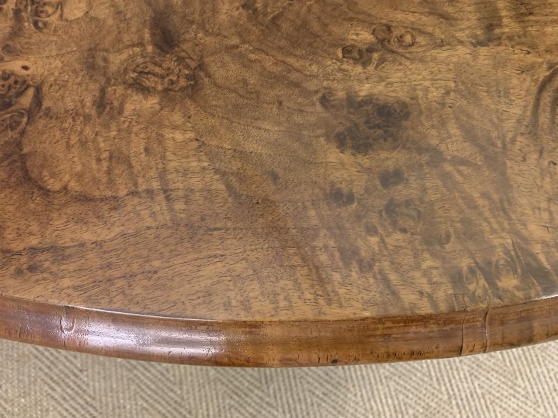 Large Sized Victorian Burr Walnut Coffee Table