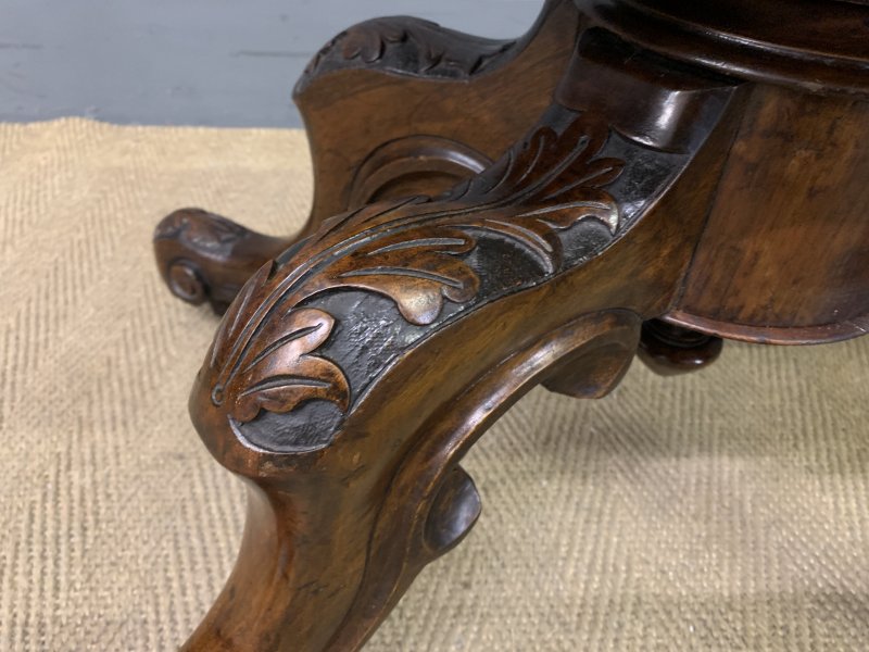 Large Sized Victorian Burr Walnut Coffee Table