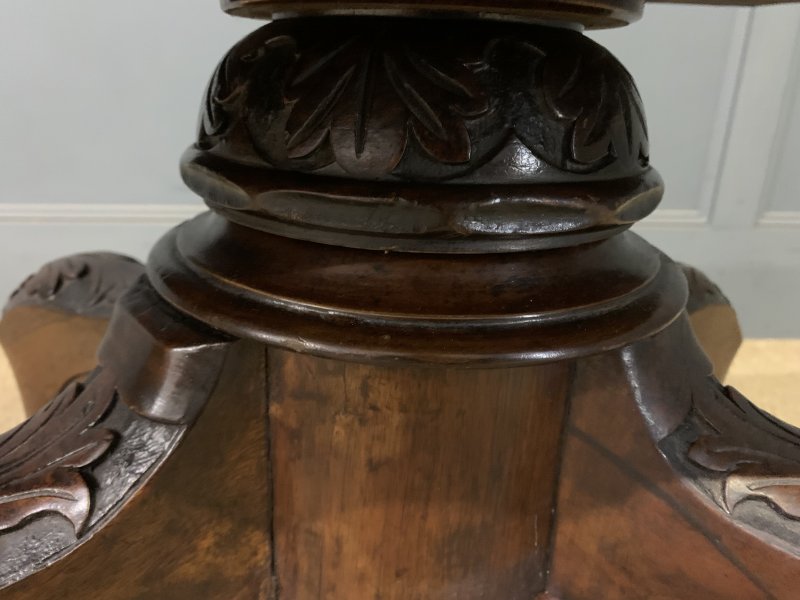 Large Sized Victorian Burr Walnut Coffee Table