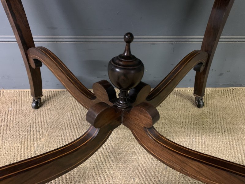 Inlaid Rosewood Occasional Table