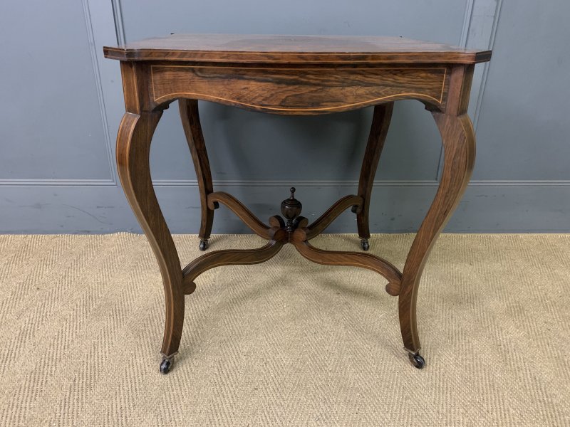 Inlaid Rosewood Occasional Table