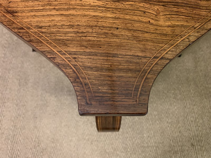 Inlaid Rosewood Occasional Table