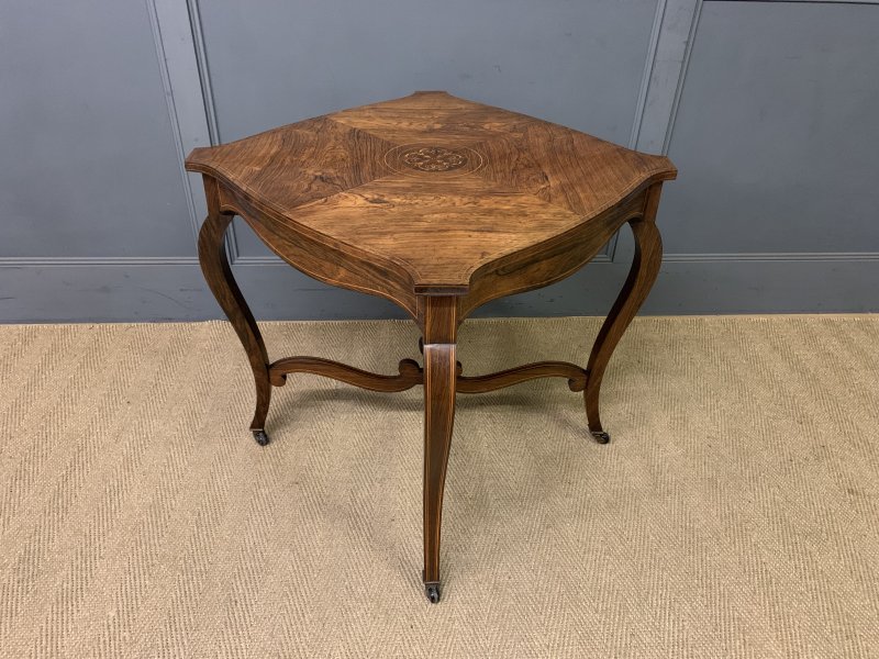 Inlaid Rosewood Occasional Table