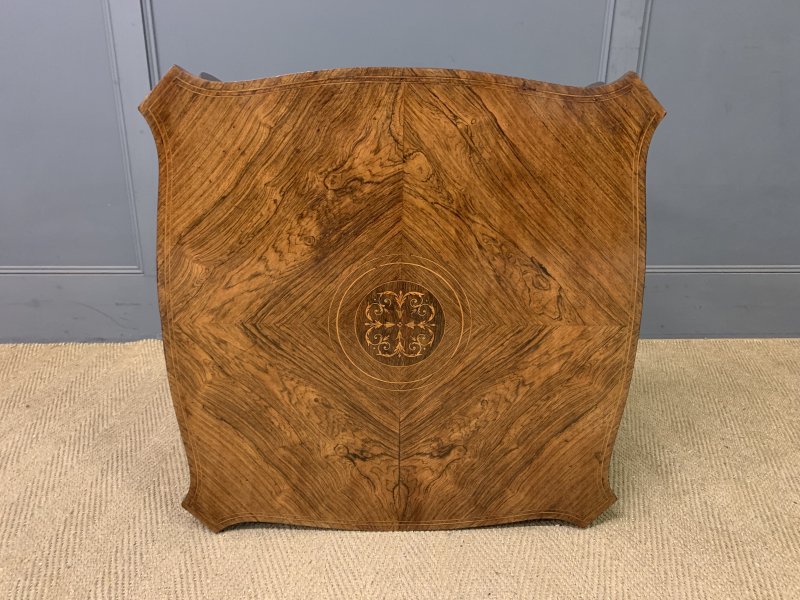Inlaid Rosewood Occasional Table