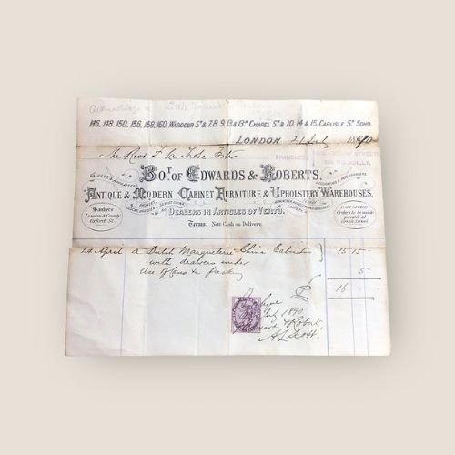 Edwards & Roberts Dutch Marquetry Display Cabinet On Chest