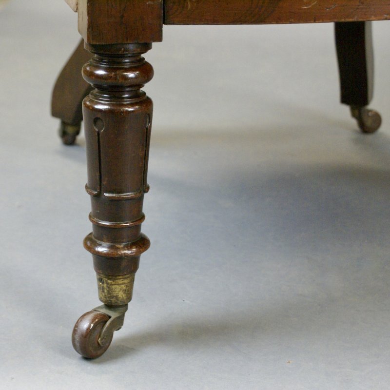 A Pair Of Victorian Rosewood Arm Chairs