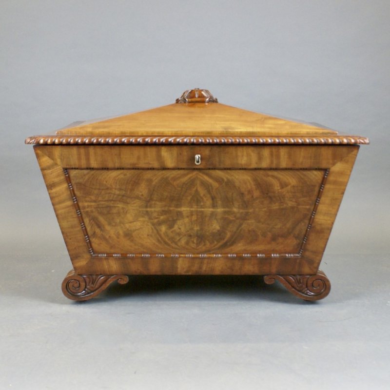 A Very Large Regency Sarcophagus Wine Cooler