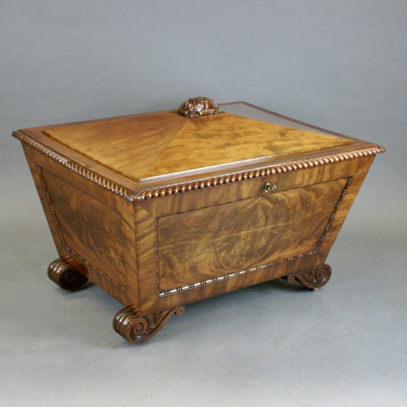 A Very Large Regency Sarcophagus Wine Cooler