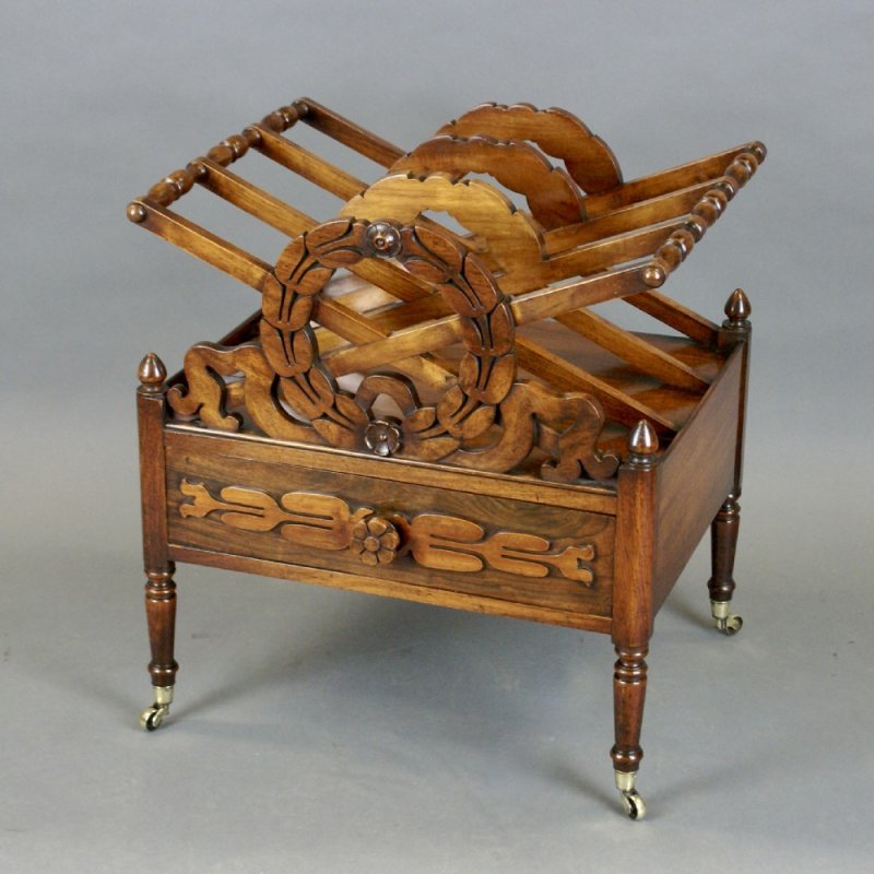 A Regency Rosewood Canterbury In The Manner Of J C Loudon