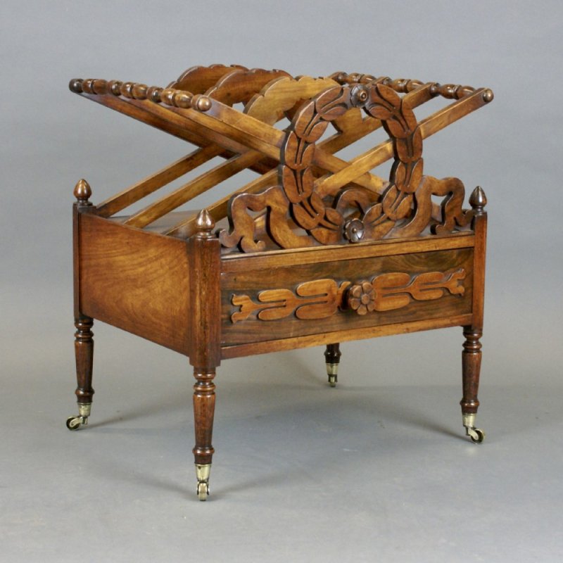 A Regency Rosewood Canterbury In The Manner Of J C Loudon