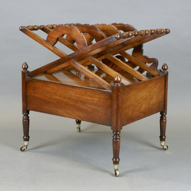 A Regency Rosewood Canterbury In The Manner Of J C Loudon