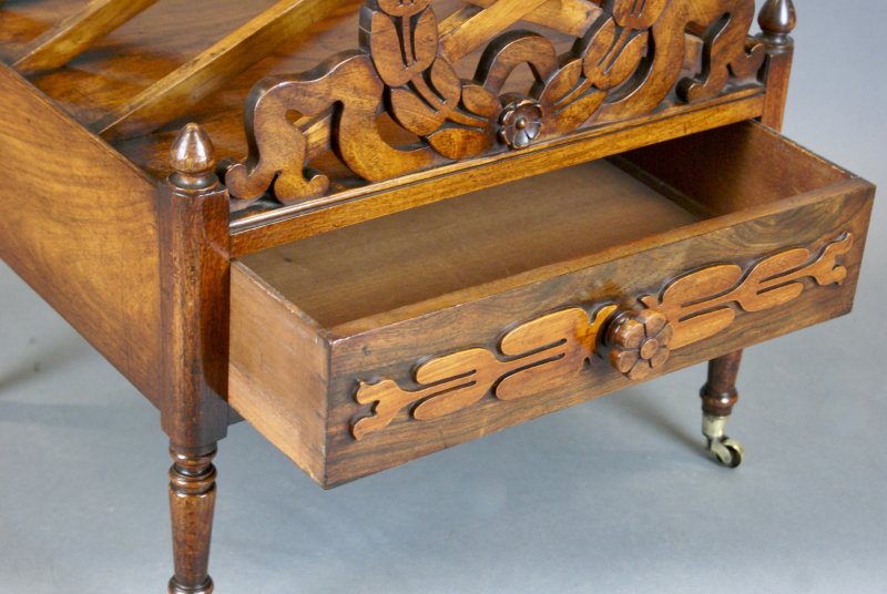 A Regency Rosewood Canterbury In The Manner Of J C Loudon