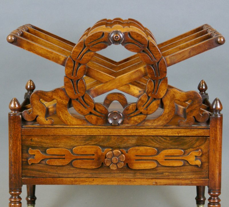 A Regency Rosewood Canterbury In The Manner Of J C Loudon