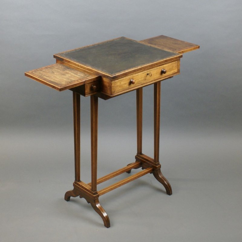A Small Regency Rosewood Writing Table