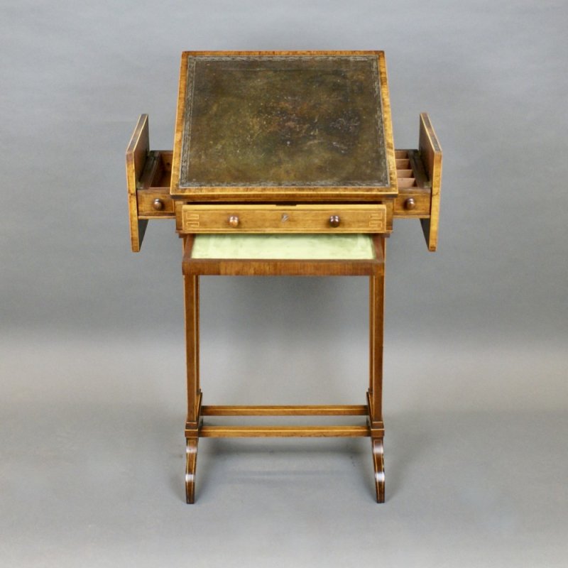 A Small Regency Rosewood Writing Table