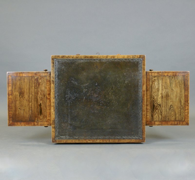 A Small Regency Rosewood Writing Table