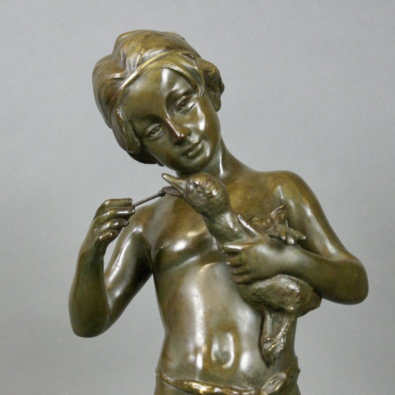 A Charming Bronze Figure By Antoine Bofill (1875-1925)