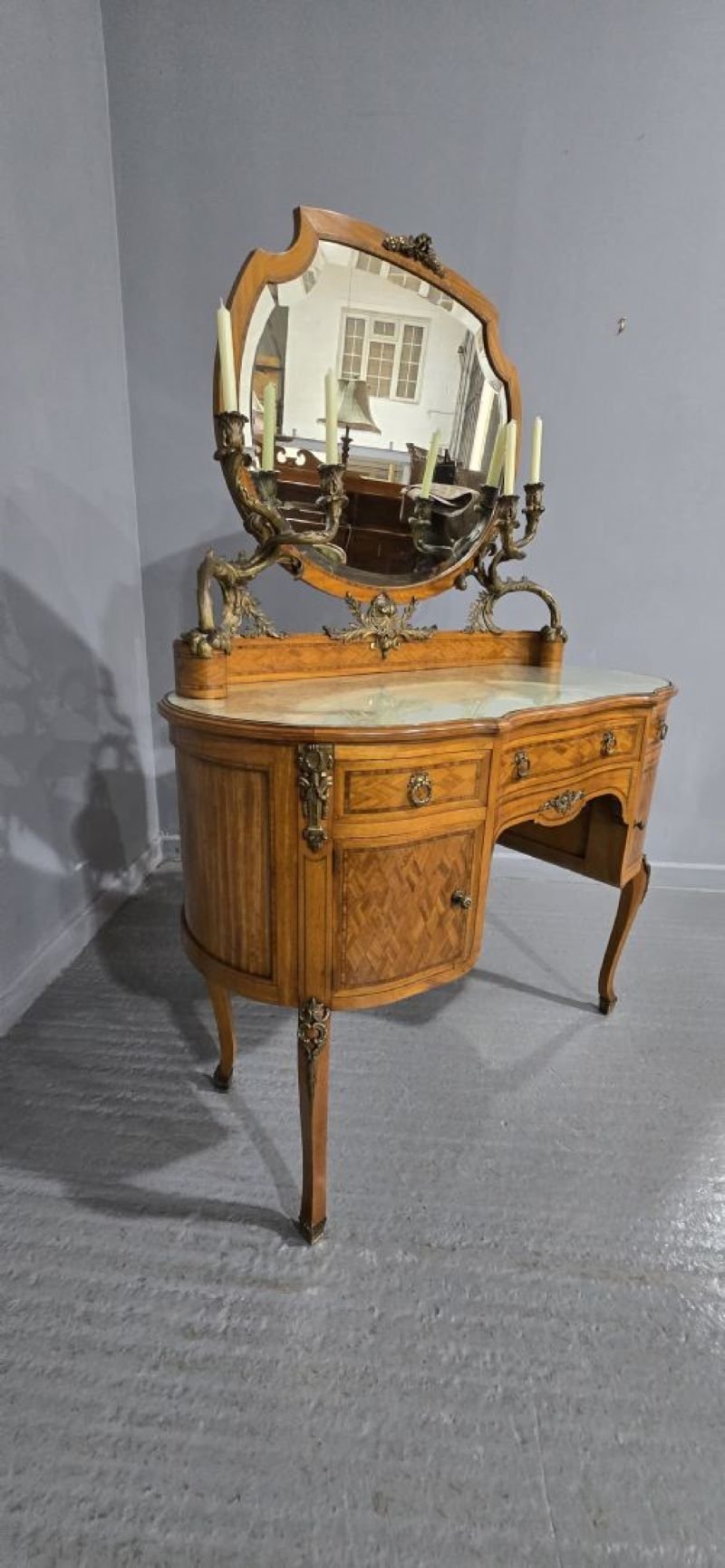 Outstanding French Satinwood Dressing Table