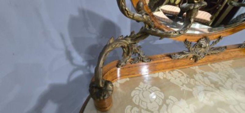 Outstanding French Satinwood Dressing Table