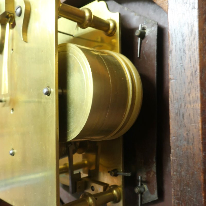 Victorian Drop Dial Wall Clock by Joseph Mansfield of Shaftesbury