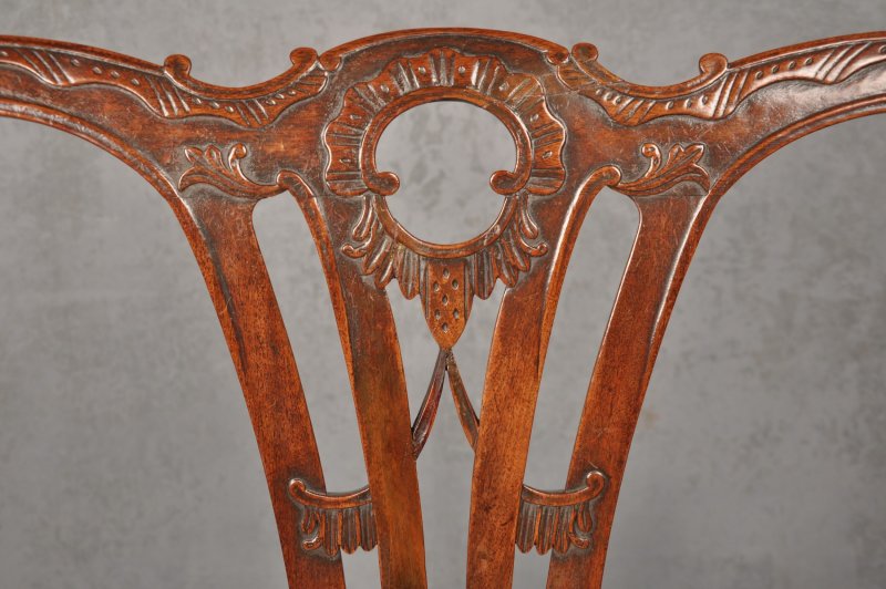 18th Century Mahogany Chippendale Armchair