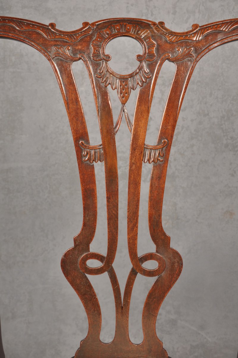 18th Century Mahogany Chippendale Armchair