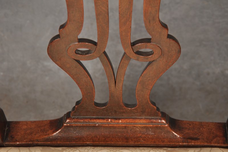 18th Century Mahogany Chippendale Armchair