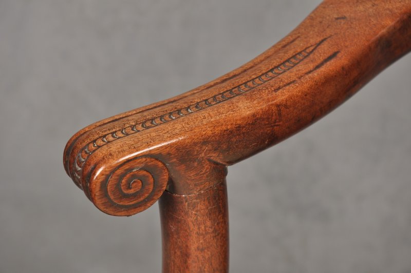 18th Century Mahogany Chippendale Armchair