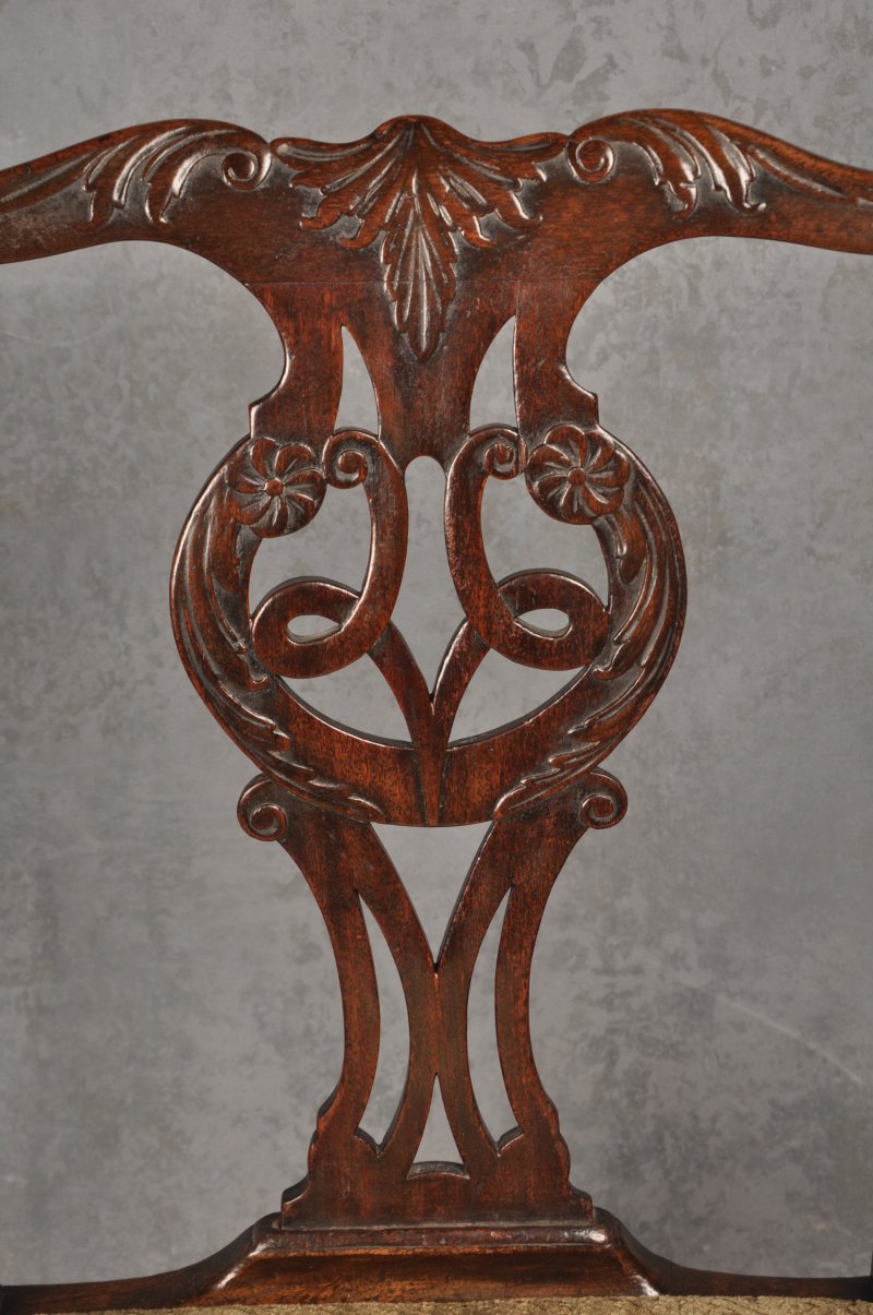 18th Century Mahogany Chippendale Armchair