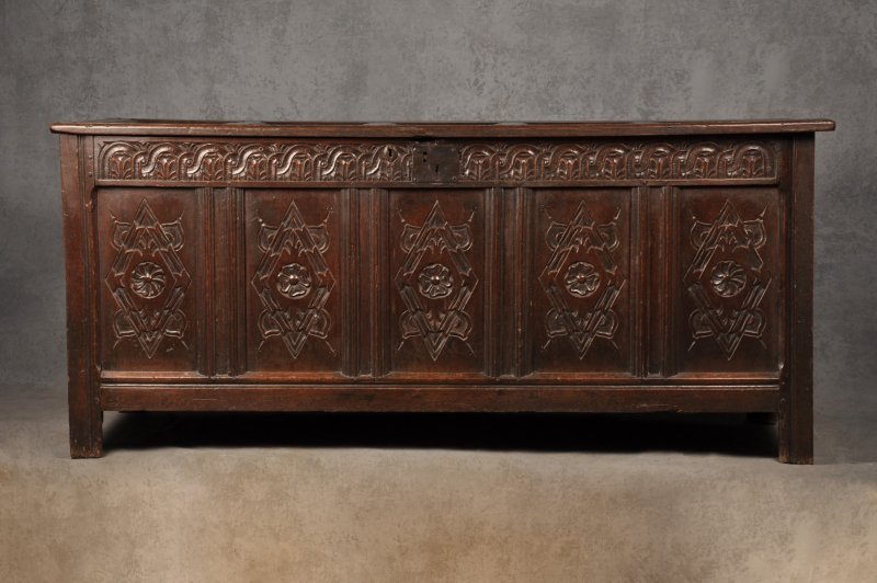 Large 17th Century Oak Coffer