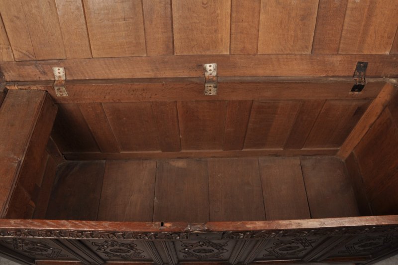 Large 17th Century Oak Coffer
