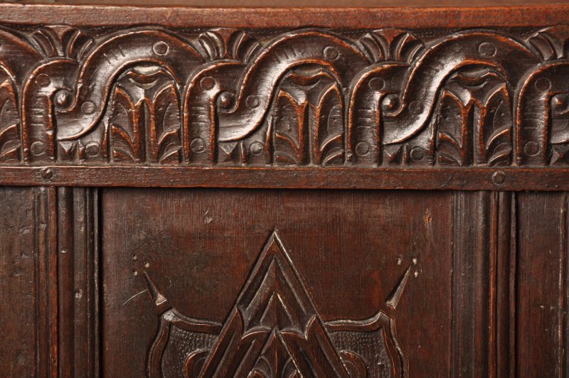Large 17th Century Oak Coffer