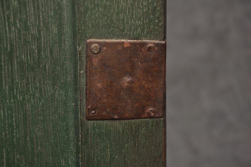 Early 18th Century Oak Bow Fronted Corner Cupboard