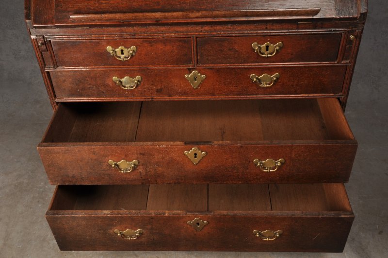 Early 18th Century Oak Bureau Bookcase