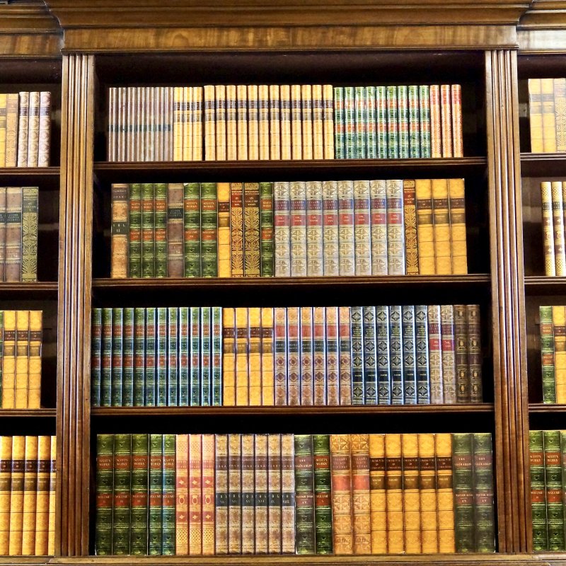 A Late George III Mahogany Breakfront Bookcase