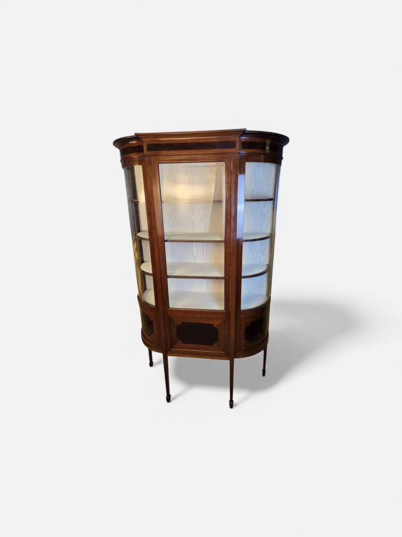 Edwardian Mahogany Display Cabinet Ref H-240