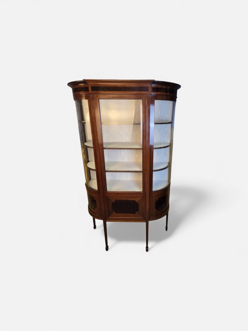 Edwardian Mahogany Display Cabinet Ref H-240