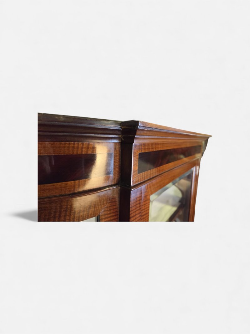 Edwardian Mahogany Display Cabinet Ref H-240