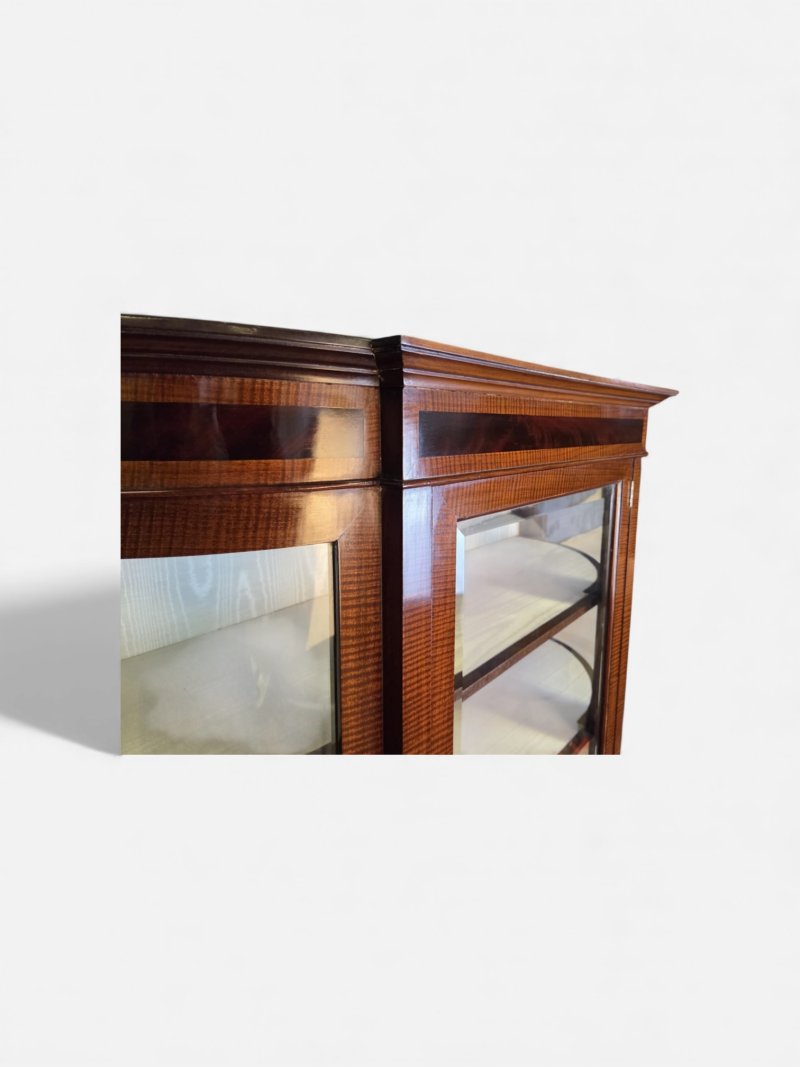 Edwardian Mahogany Display Cabinet Ref H-240