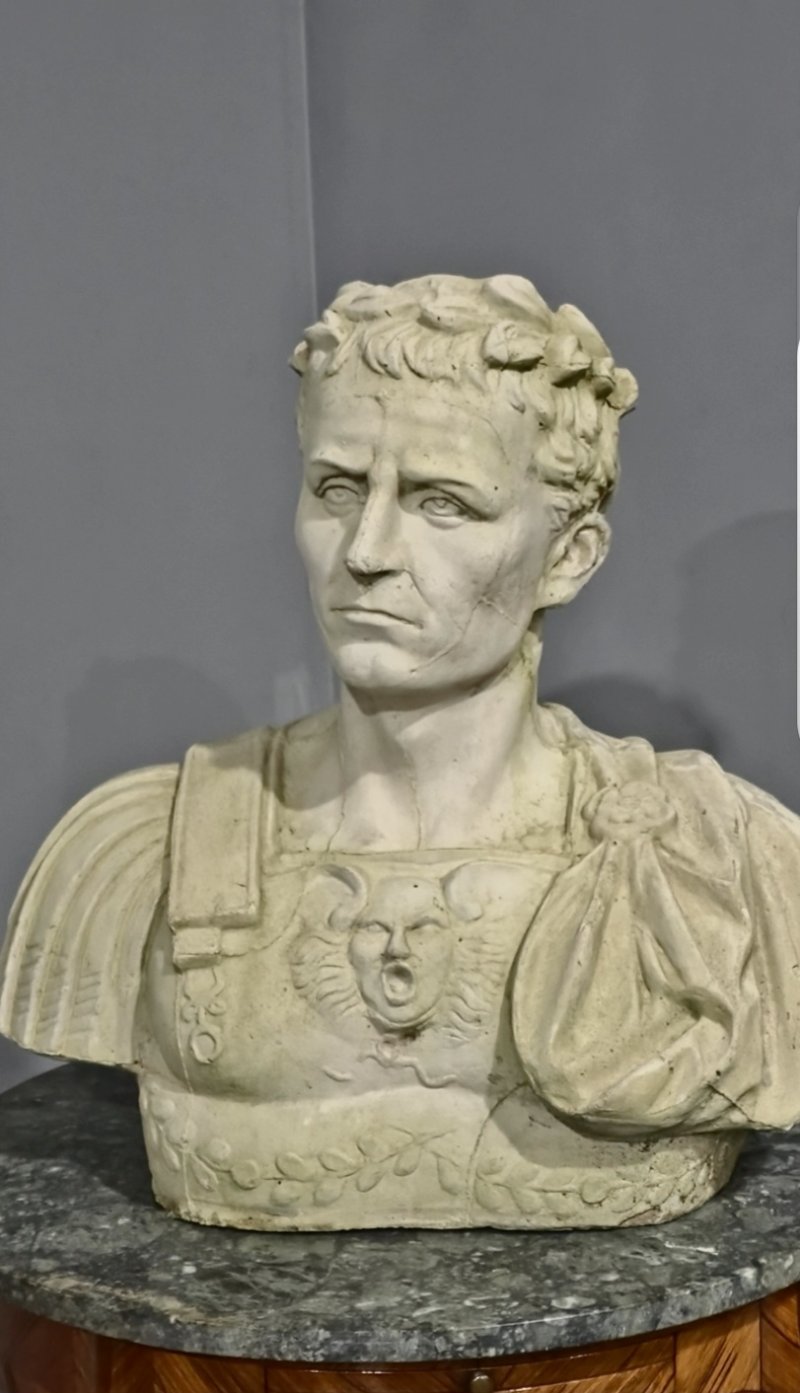 Large Stone Bust of Julius Ceasar