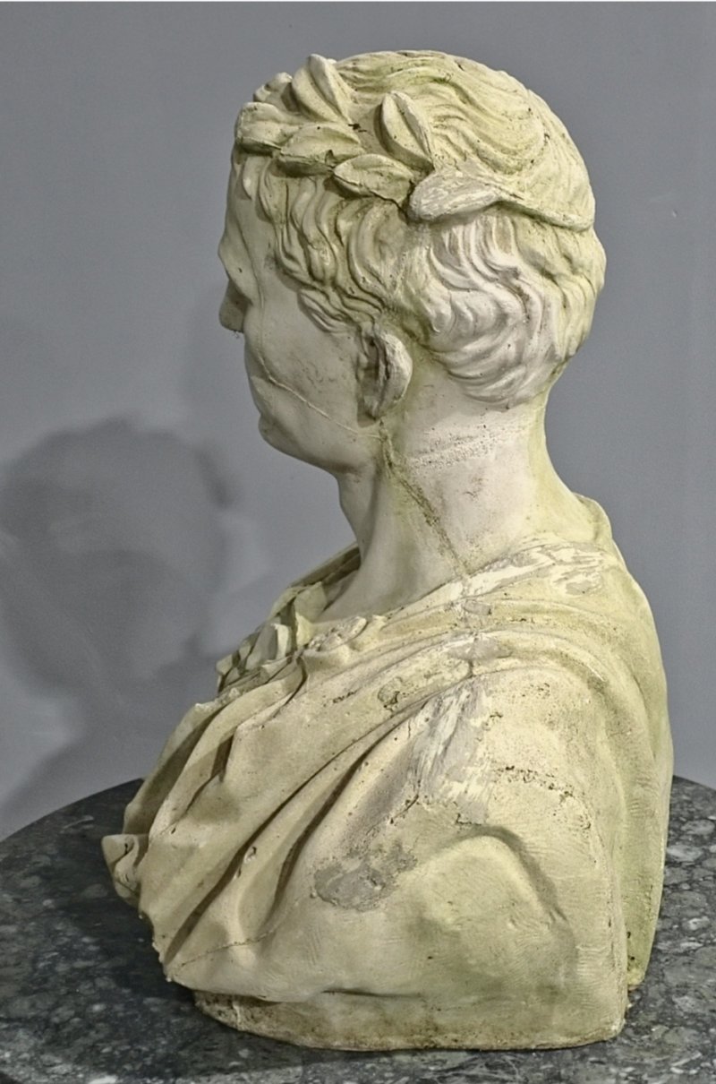 Large Stone Bust of Julius Ceasar