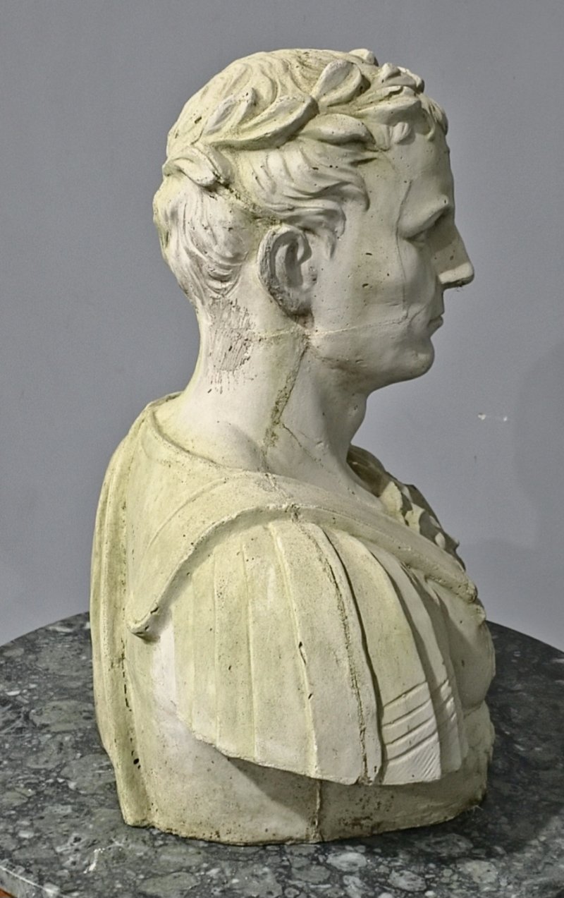 Large Stone Bust of Julius Ceasar