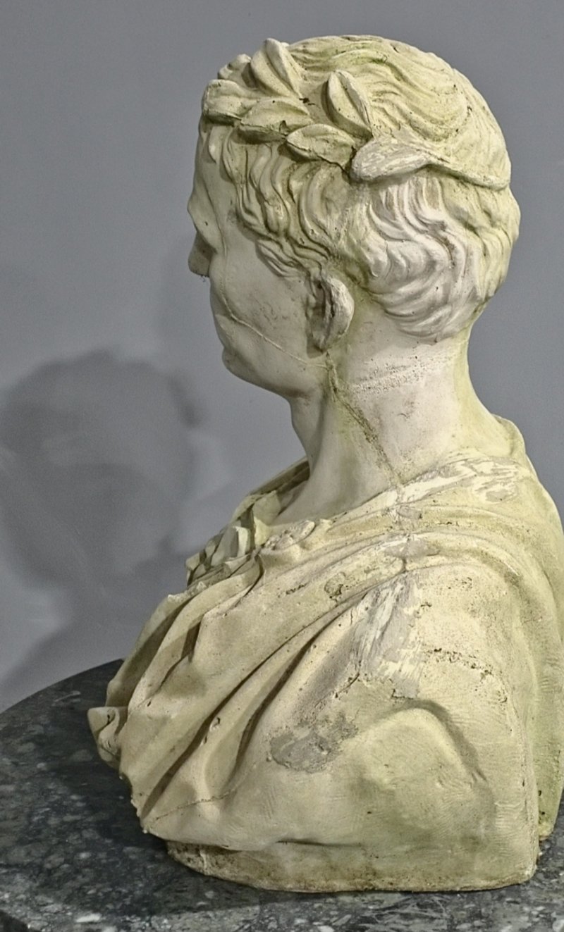 Large Stone Bust of Julius Ceasar